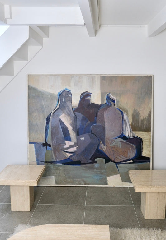 Composition XL sur panneau "Touaregs"