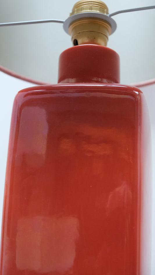 Lampe en laque années 70