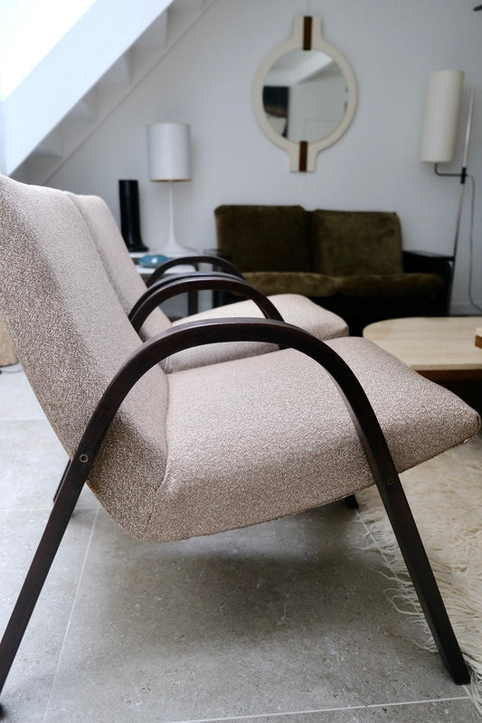 Fauteuils Bow Wood Hugues Steiner - Assises - La Nouvelle Galerie