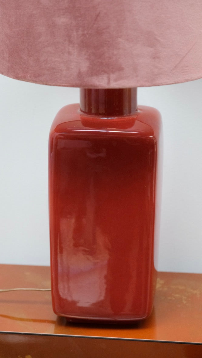 Lampe en laque années 70