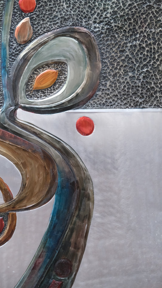 Panneau décoratif en aluminium repoussé GM - Tableaux et Miroirs - La Nouvelle Galerie