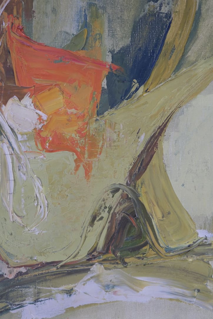Peinture abstraite signée 1960 - Tableaux et Miroirs - La Nouvelle Galerie