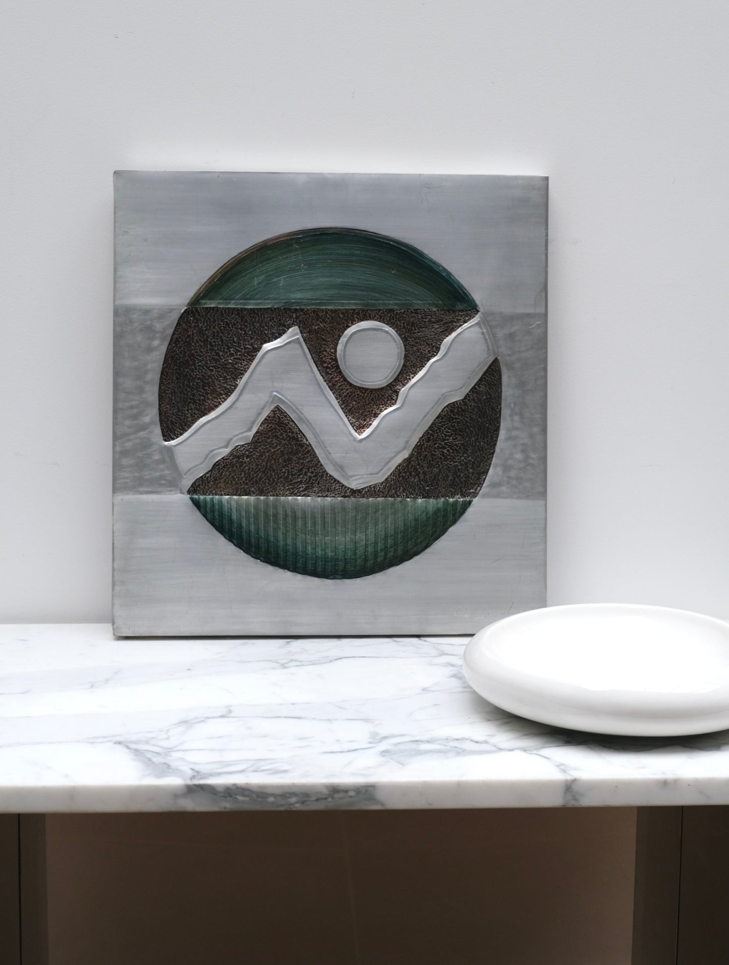 Panneau décoratif en aluminium repoussé - Tableaux et Miroirs - La Nouvelle Galerie