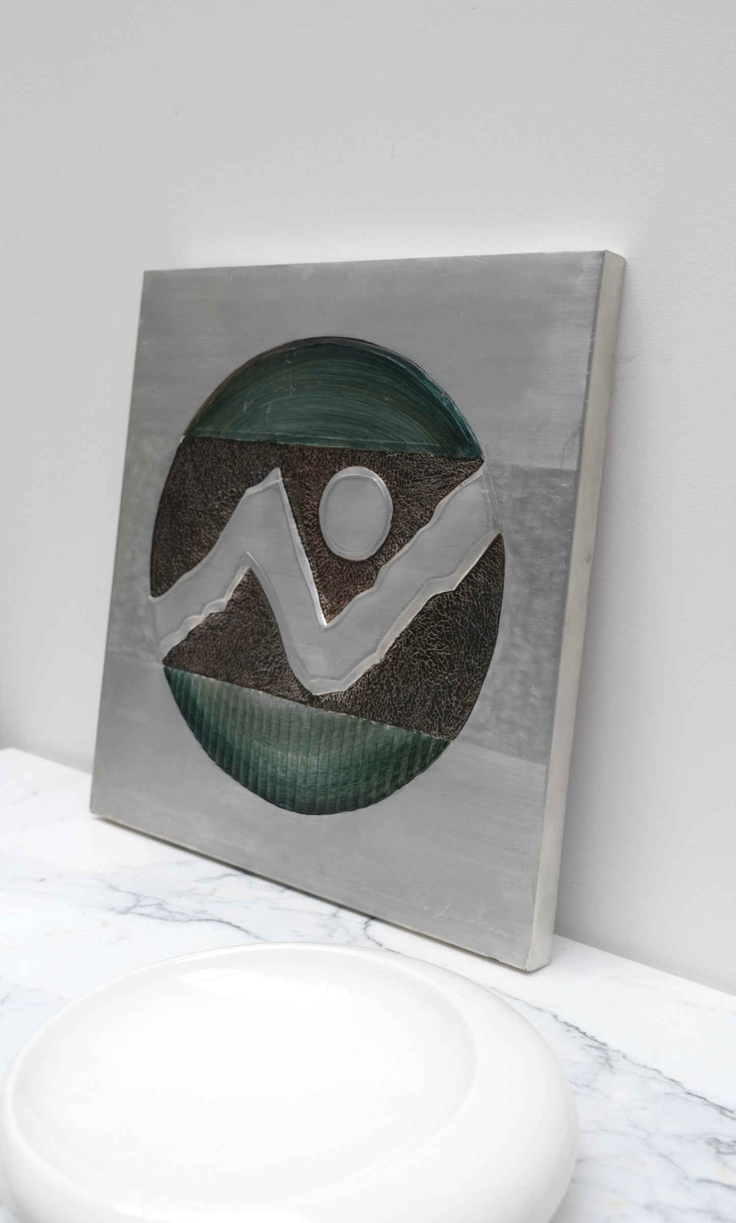 Panneau décoratif en aluminium repoussé - Tableaux et Miroirs - La Nouvelle Galerie