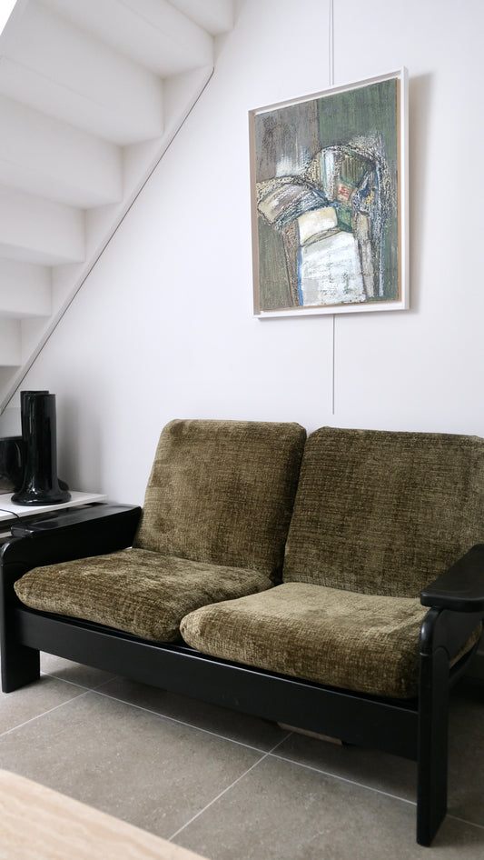 Canapé deux places style Tobia Scarpa - Assises - La Nouvelle Galerie