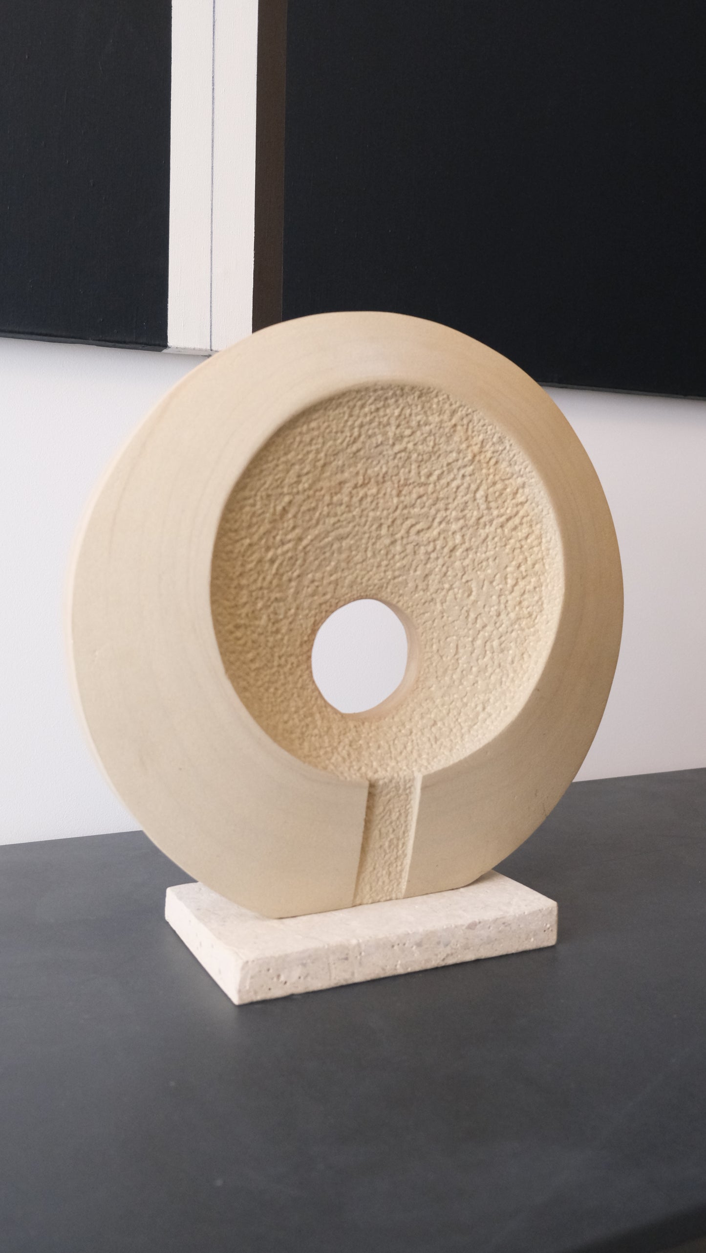 Sculpture en pierre calcaire 1970 - Arts décoratifs - La Nouvelle Galerie