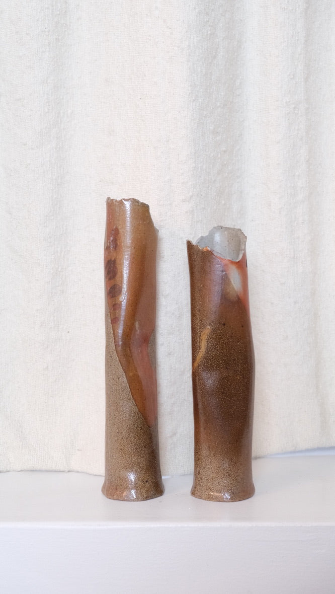 Paire de soliflores en céramique Objets décoratifs - La Nouvelle Galerie