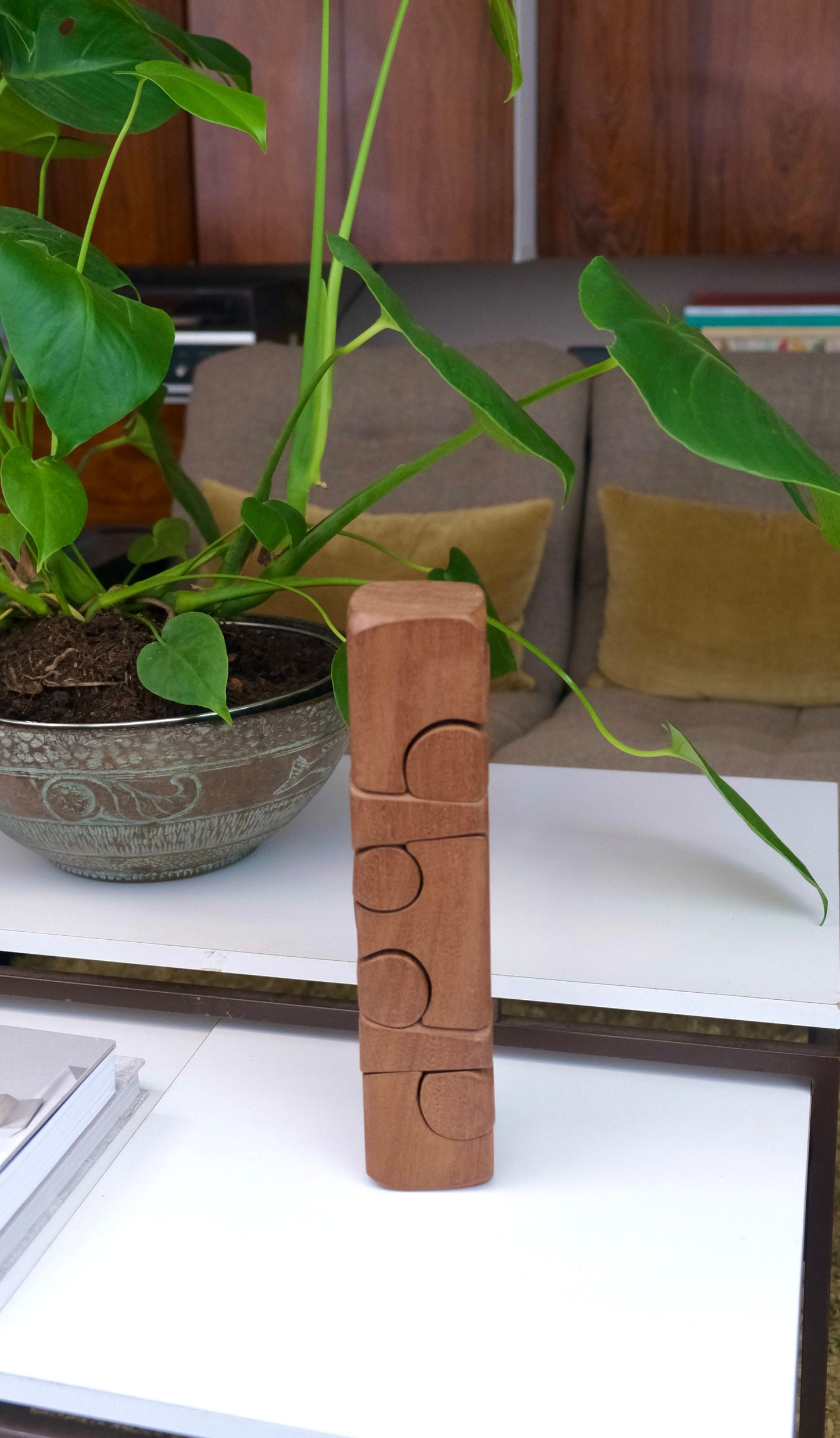 Casse-tête en teck années 70 - Objets décoratifs - La Nouvelle Galerie