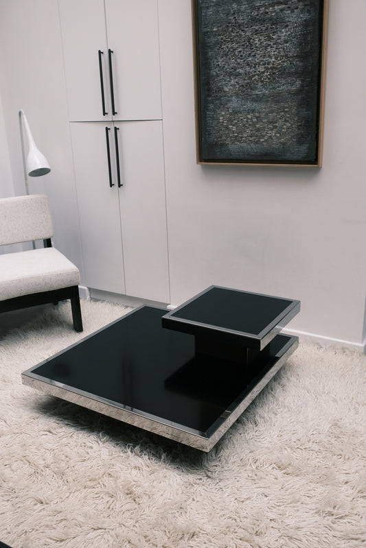 Table basse dans le style de Willy Rizzo