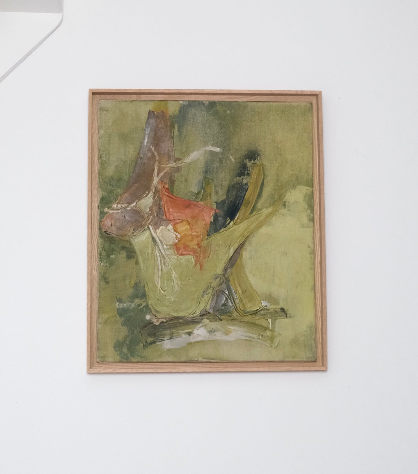 Peinture abstraite signée 1960 - Tableaux et Miroirs - La Nouvelle Galerie