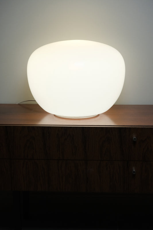 Grande lampe boule années 70 - Luminaires - La Nouvelle Galerie