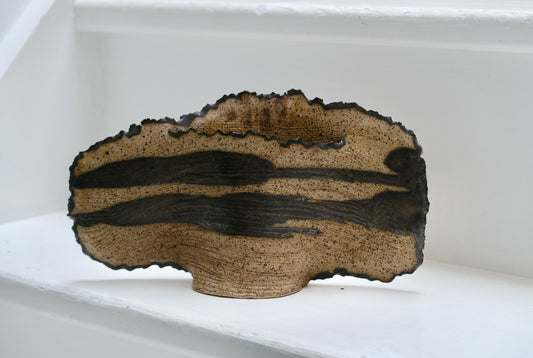 Vase en grès lenticulaire - Objets d'art - La Nouvelle galerie