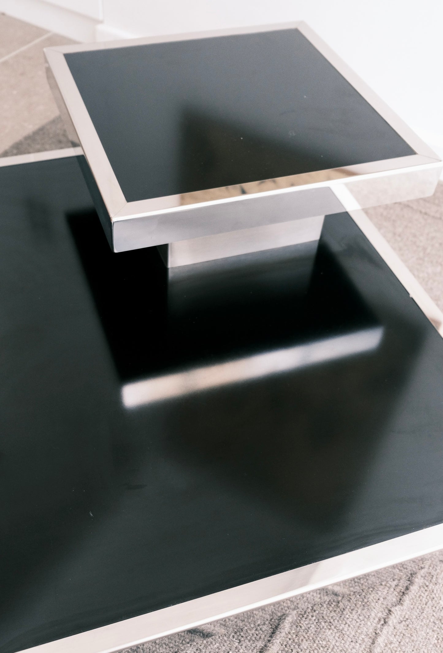 Table basse dans le style de Willy Rizzo