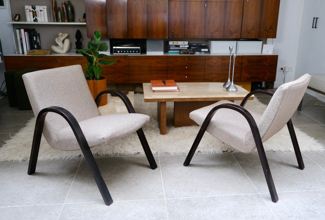 Fauteuils Bow Wood Hugues Steiner - Assises - La Nouvelle Galerie