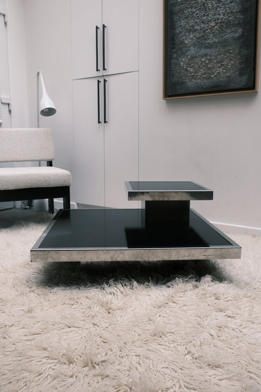 Table basse dans le style de Willy Rizzo