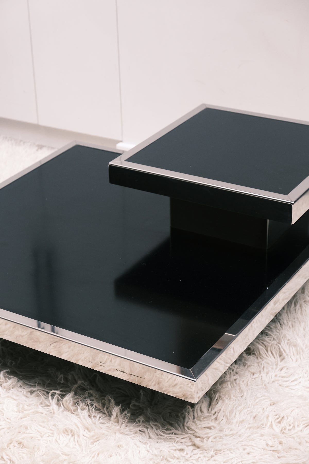 Table basse dans le style de Willy Rizzo