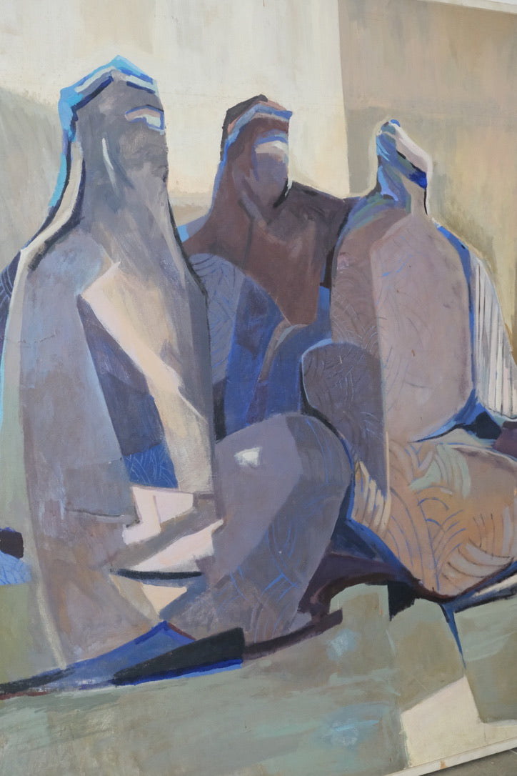 Composition XL sur panneau "Touaregs"