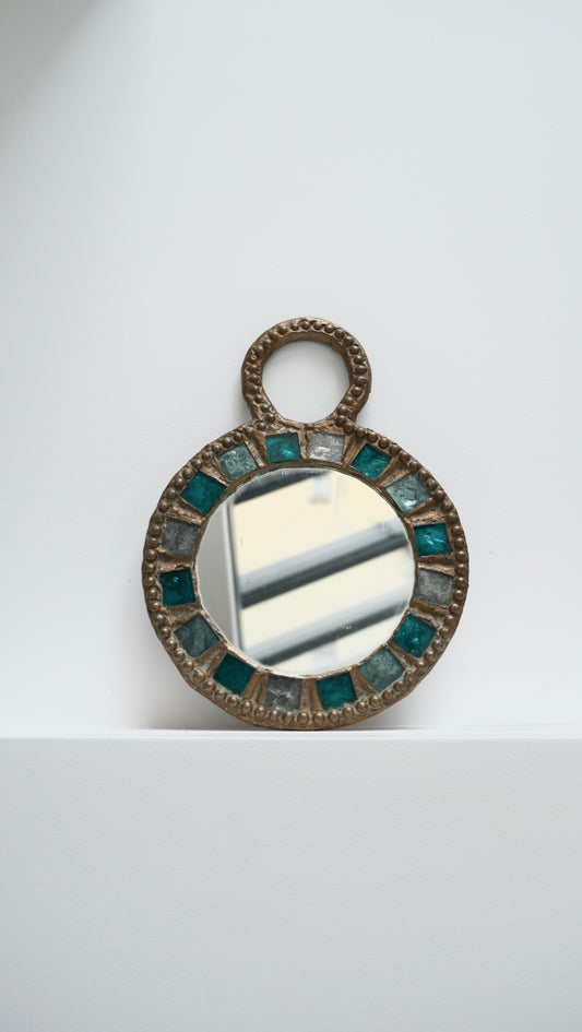 Miroir en verre et plomb d'Irena Jaworska - Tableaux et Miroirs - La Nouvelle Galerie 