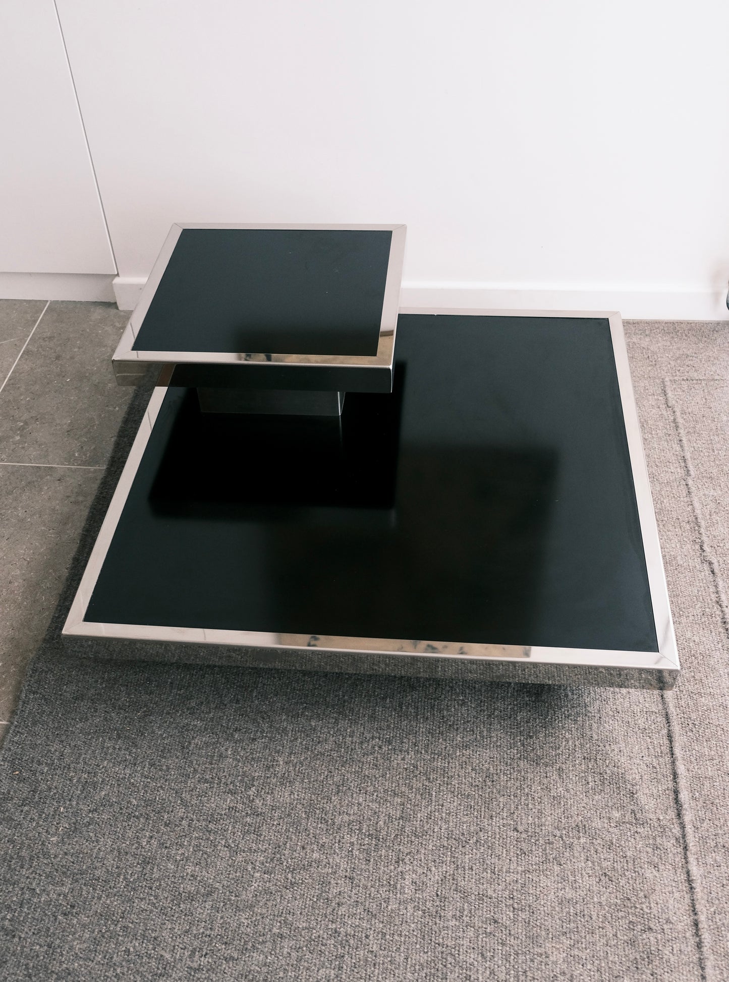 Table basse dans le style de Willy Rizzo