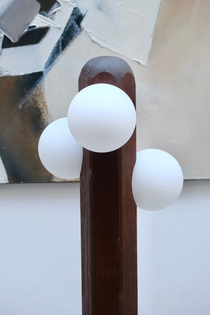 Lampadaire sculptural brutaliste - Luminaires - La Nouvelle Galerie