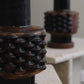 Paire de lampes céramique et bois - Luminaires - La Nouvelle Galerie