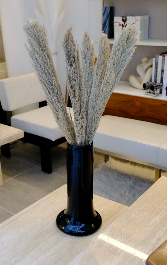 Grand vase en verre fait main