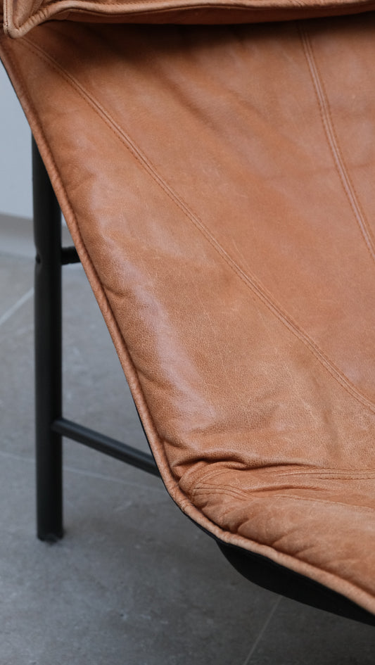 Chaise longue en cuir de Tord Björklund