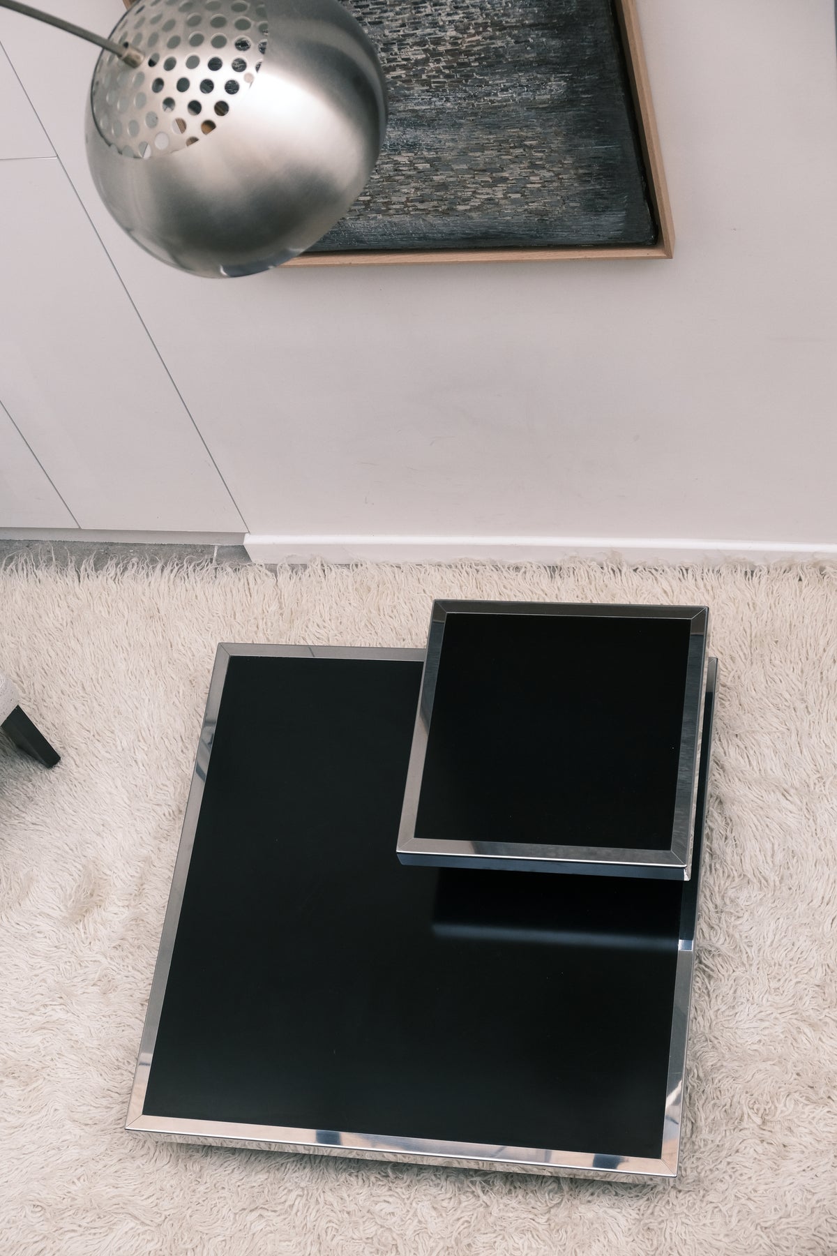 Table basse dans le style de Willy Rizzo
