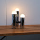 Lampe de table moderniste en chrome - Luminaires - La Nouvelle Galerie