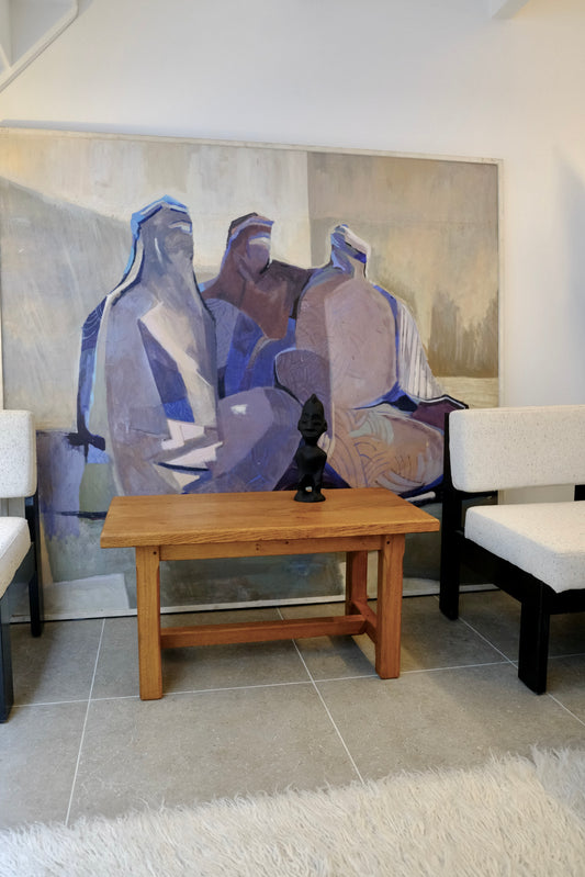 Table basse en chêne massif