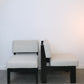 Paire de fauteuils en bois noir dlg de Tobia Scarpa - Assises - La Nouvelle Galerie