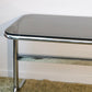 Table à repas en chrome et verre fumé - Tables - La Nouvelle Galerie
