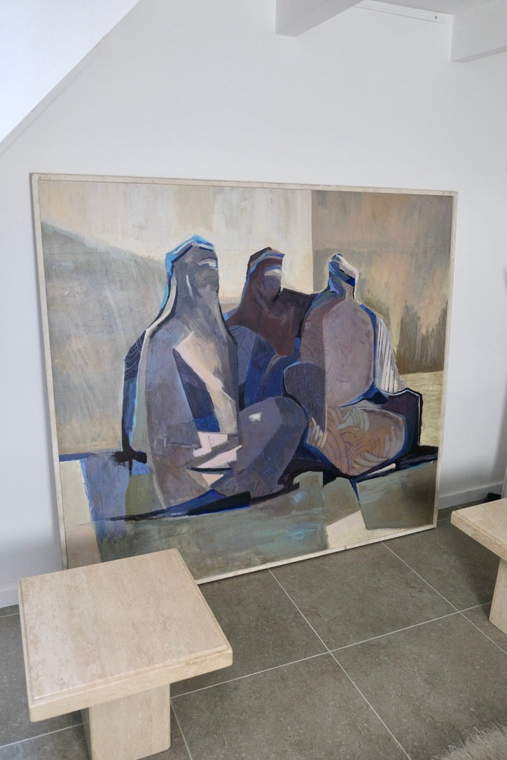 Composition XL sur panneau "Touaregs"