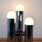 Lampe de table moderniste en chrome - Luminaires - La Nouvelle Galerie