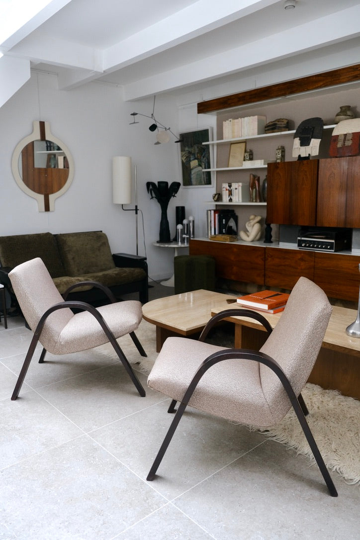 Fauteuils Bow Wood Hugues Steiner - Assises - La Nouvelle Galerie