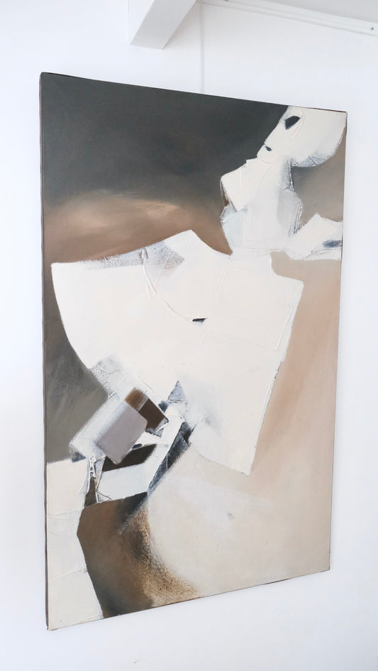 Composition abstraite XXème - Tableaux et Miroirs - La Nouvelle Galerie