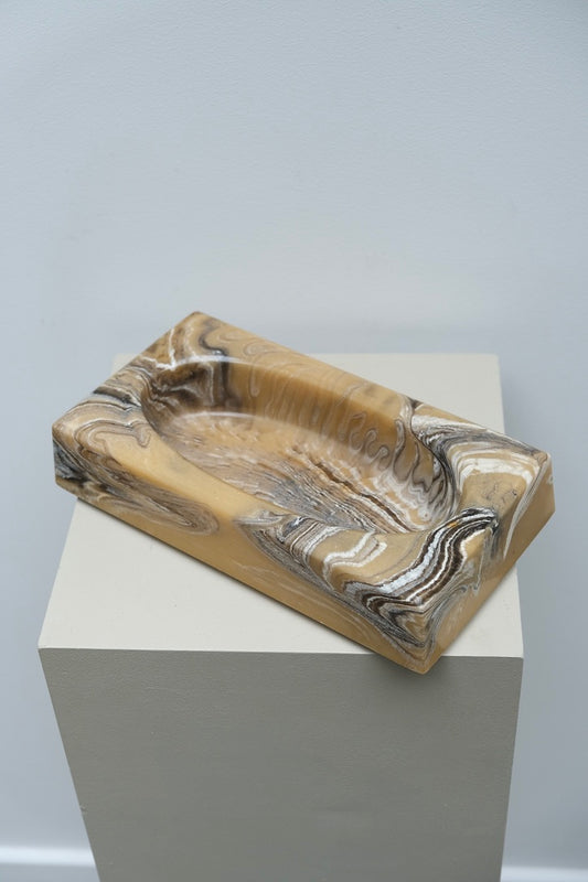 Grand cendrier ou vide-poche marbré - Arts décoratifs - La Nouvelle galerie