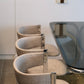 Chaises en chrome et tissu 70's - Assises - La Nouvelle Galerie