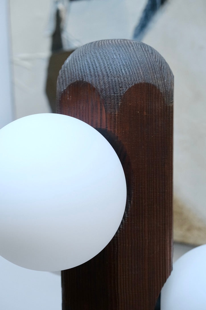 Lampadaire sculptural brutaliste - Luminaires - La Nouvelle Galerie