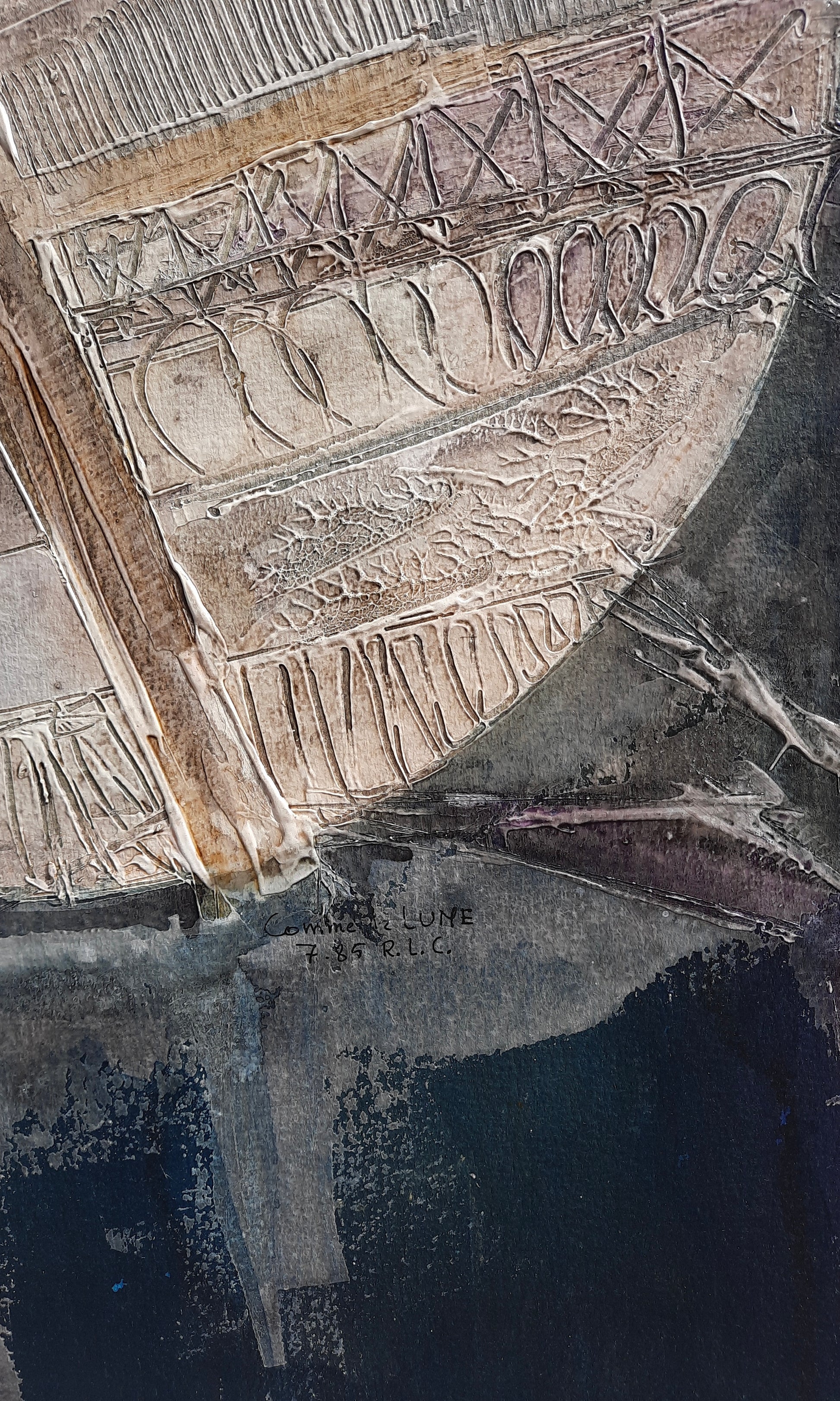 Peinture abstraite - Tableaux et miroirs - La Nouvelle Galerie